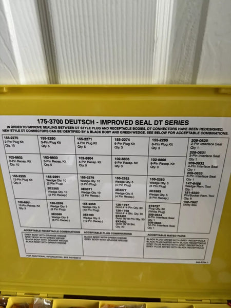 Caterpillar 175-3700 Deutsch Seal DT Series Field Service Kit - New Sealed