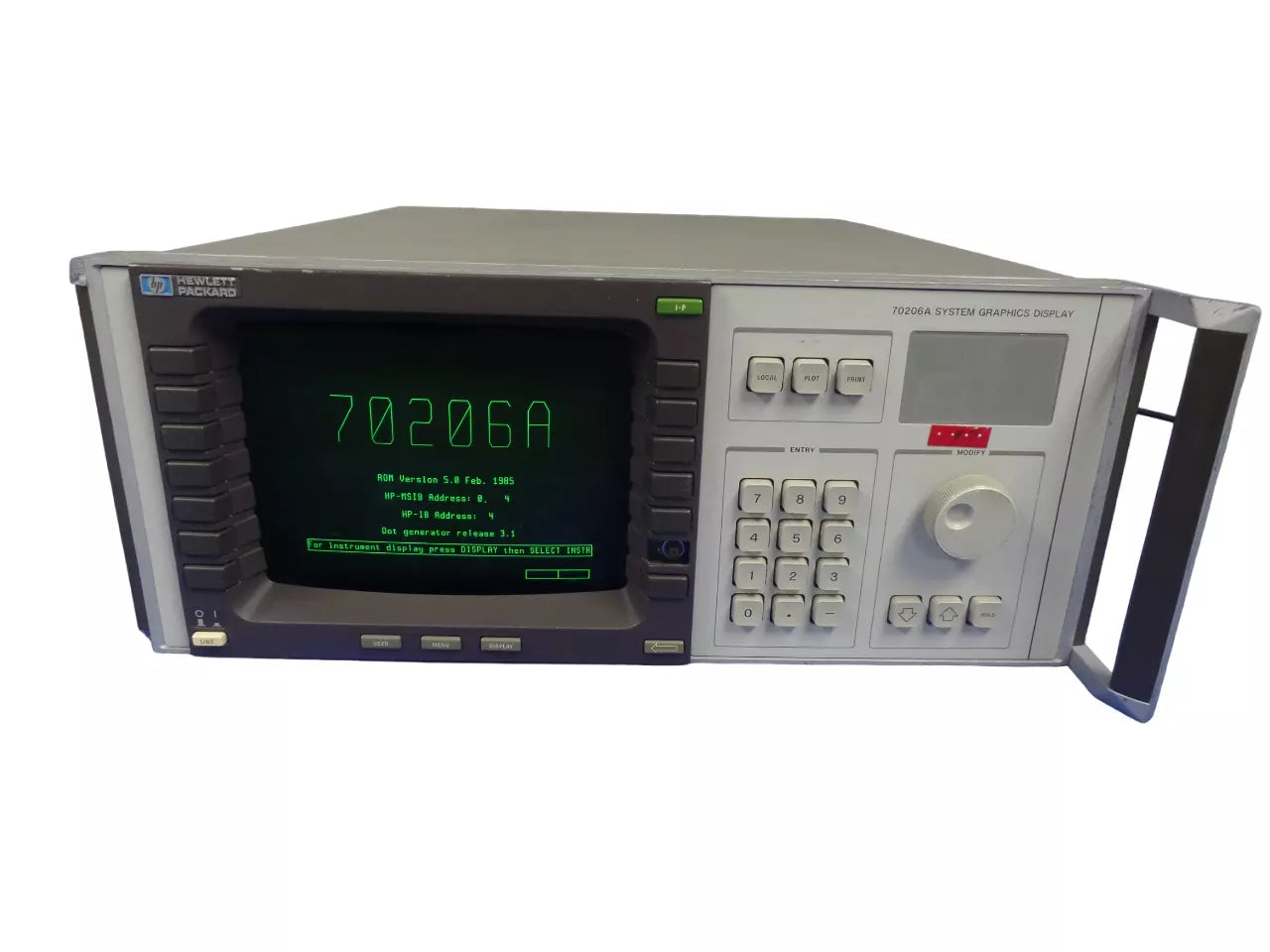 HP 70206A Systems Graphics Display - High-Quality Graphics Solution
