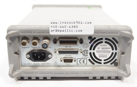 Agilent 8163A Lightwave Multimeter w 81635A Power Sensor & 81654A Laser Source