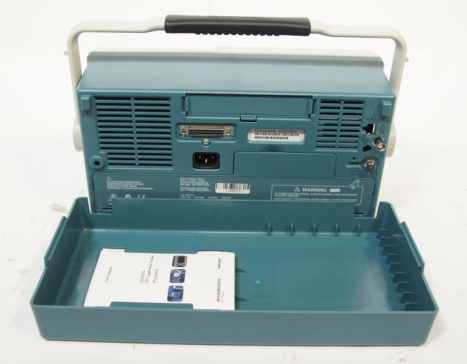 Tektronix TDS3034B 4 CH Digital Oscilloscope 300 MHz 2.5GS/s, FFT /TRG /TMT/ VID