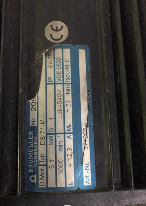 Baumuller DS71-M: Industrial Servo Drive for Precision Automation
