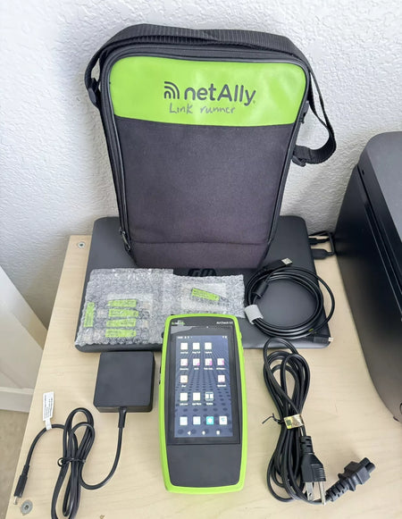 NetAlly AirCheck G3 Pro Wireless Tester Kit with 1-6 Wire View w/Bag & Cables