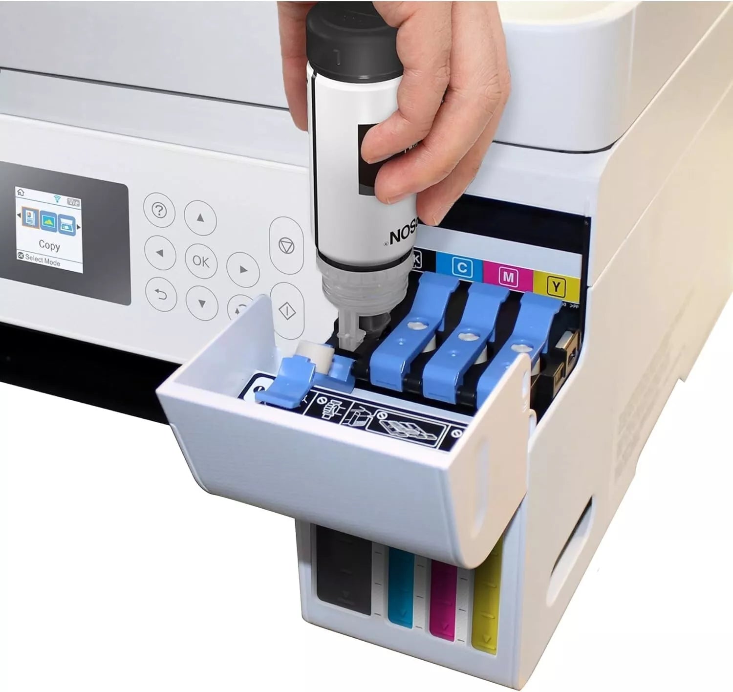 EPSON EcoTank ET-2760 Wireless Color All-in-One Supertank Printer