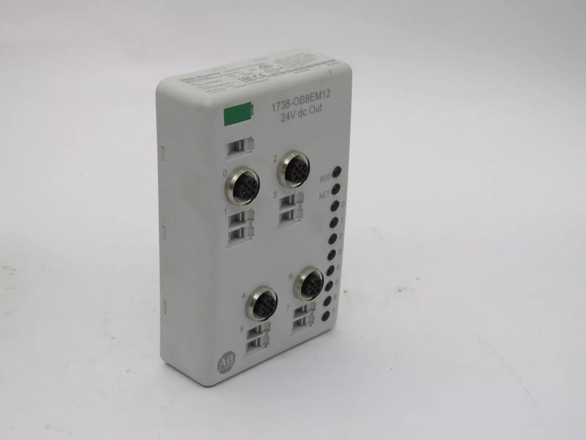 Allen Bradley 1738-0B8EM12 Digital Output Module ArmorPoint I/O 3 Amp 24V DC 2W