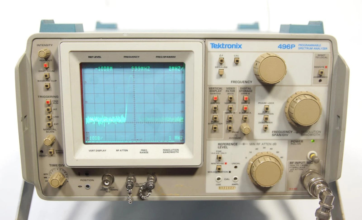 Tektronix 496 P Programable Spectrum Analyzer 1 kHz to 1.8 GHz