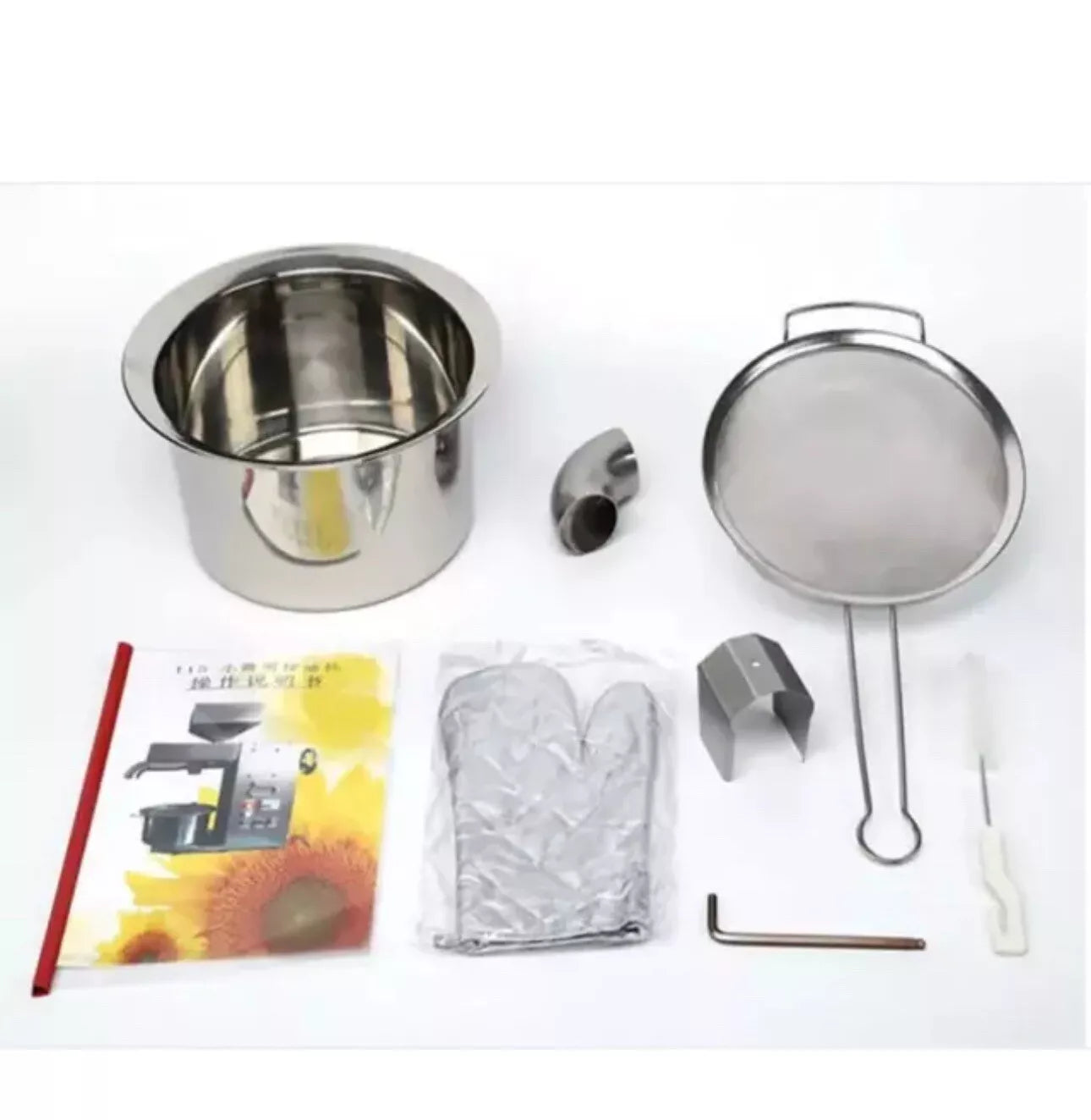 3000W Commercial Oil Press Machine Electric Hot and Cold Stainless Steel 220V