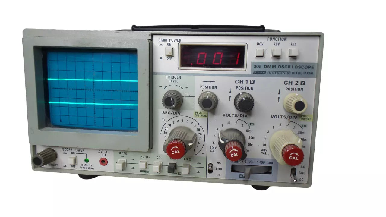 SONY Tektronix 305 DMM Oscilloscope for Precision Measurements