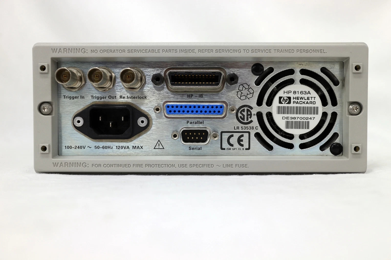 HP 8163A Lightwave Measurement System