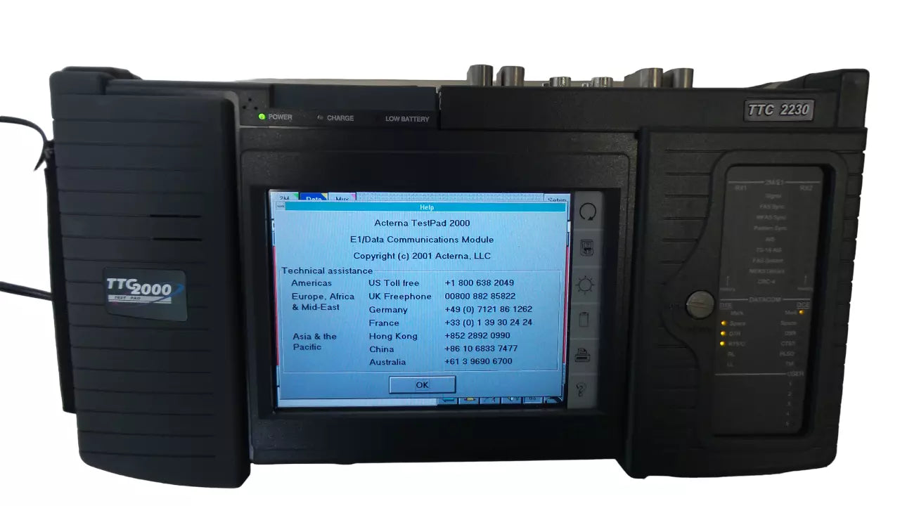 Acterna JDSU TTC 2230 Test Pad for Reliable Network Testing