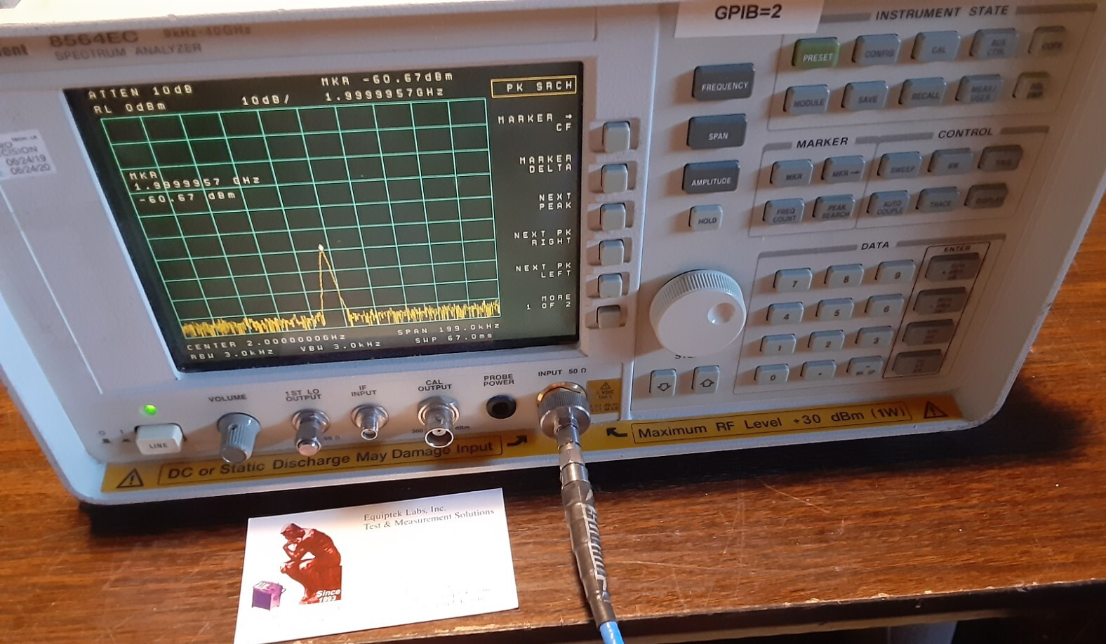 Agilent 8564EC Spectrum Analyzer 40 GHz Module