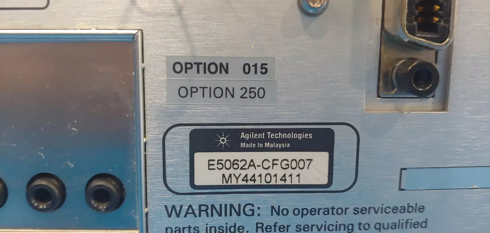 Agilent E5062A ENA Network Analyzer 300kHz-3GHz Port 1 Failed (1411)