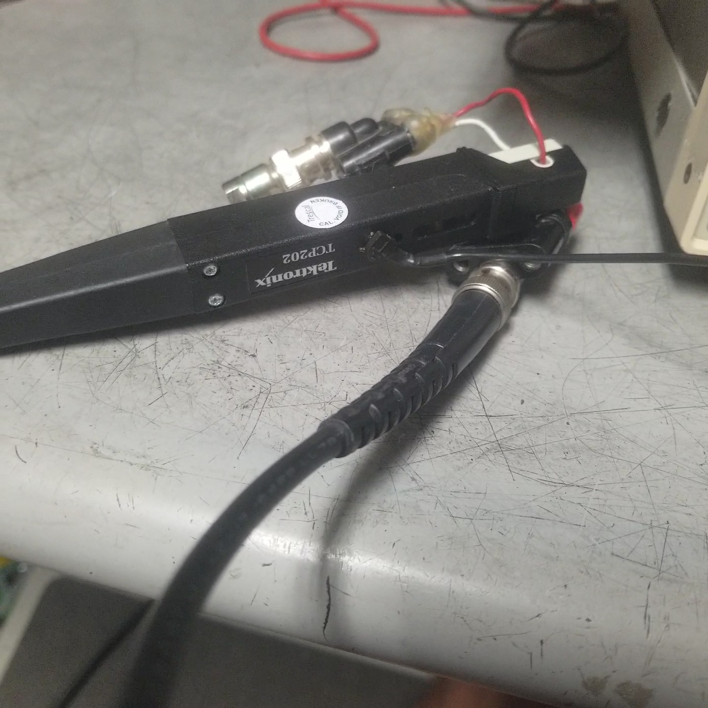 Tektronix Oscilloscope Current Probe TCP202 50MHz 15A AC/DC