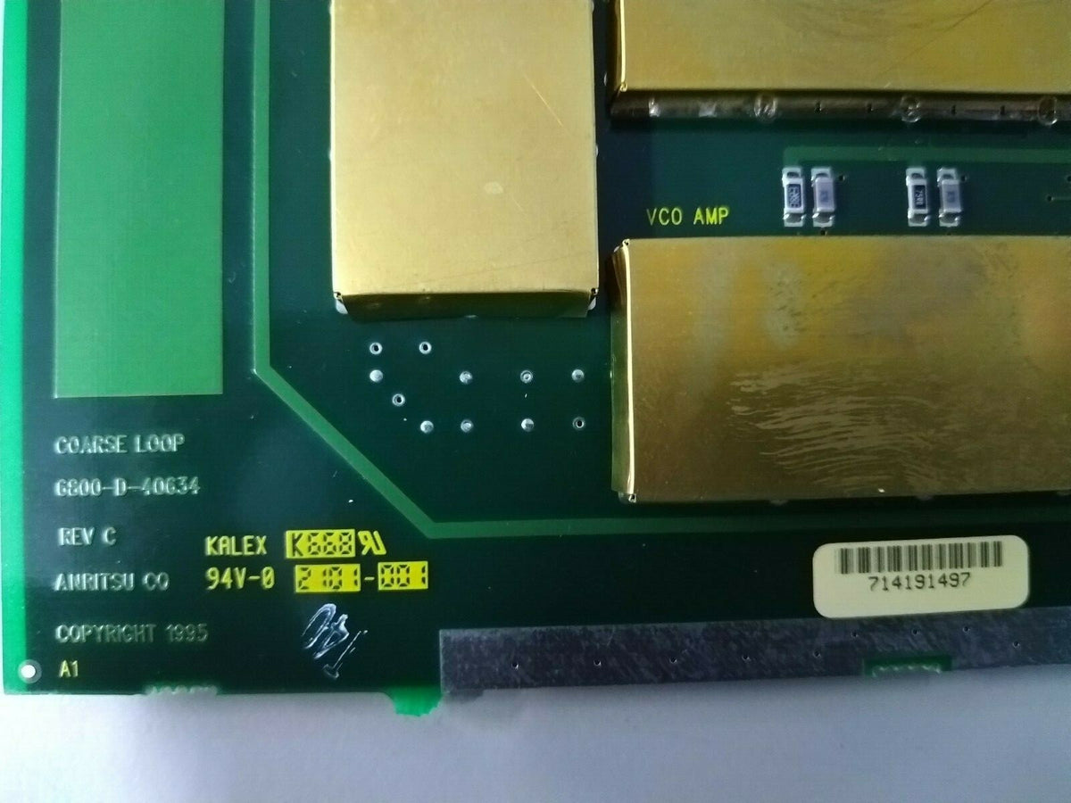 Anritsu D-40634 coarse loop board (A4), 6800-D-40634 for MG3692A 68/69xxx series - XG eqpt
