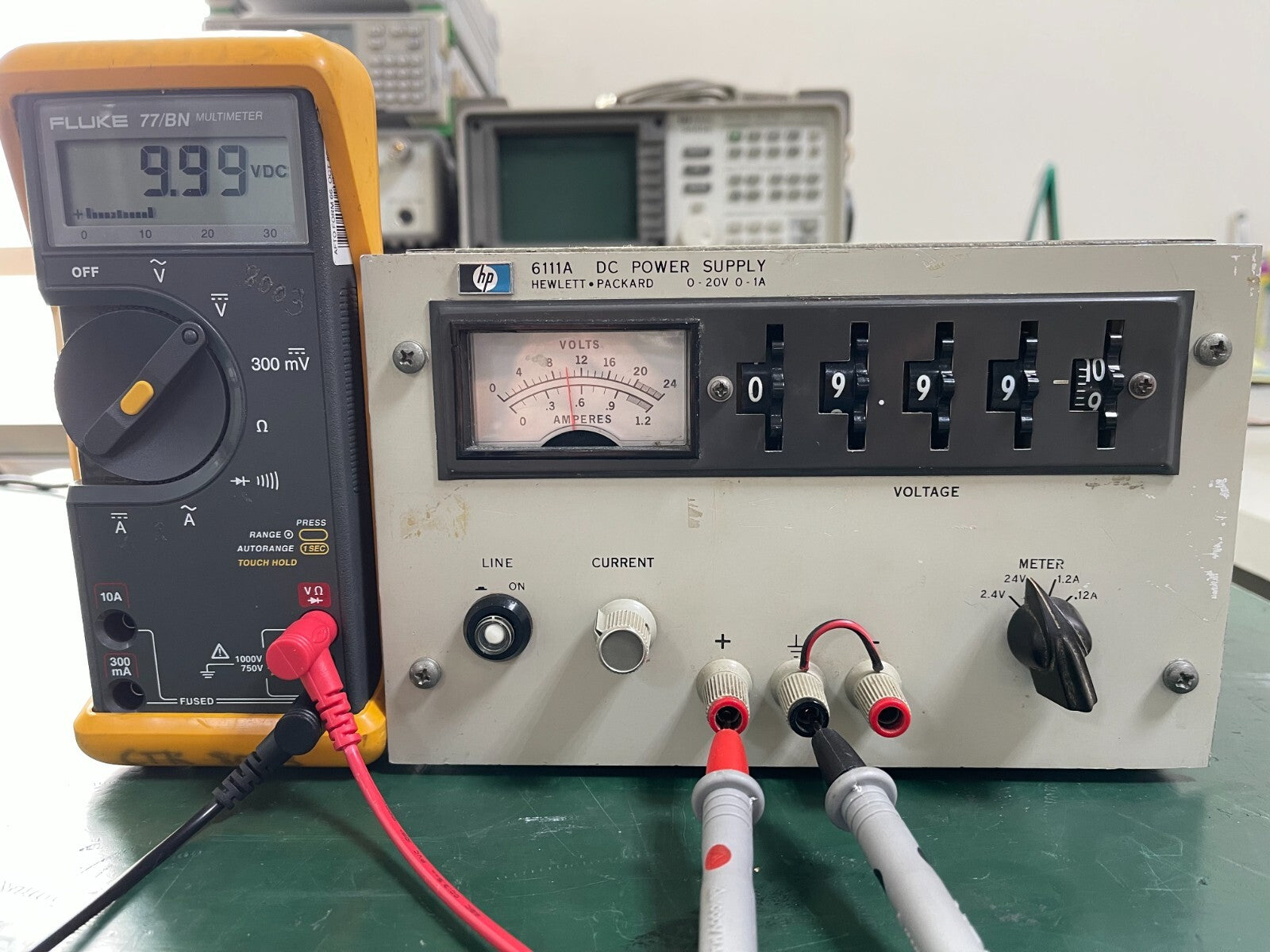 HP 6111A DC Power Supply 0-20V/0-1A