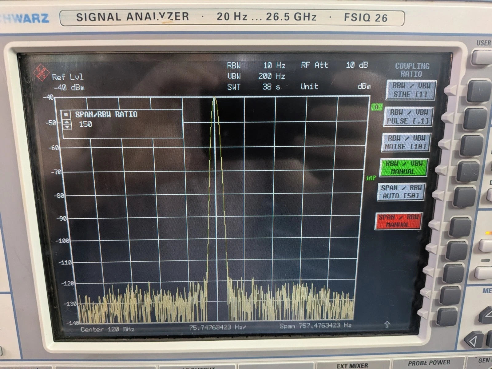 Rohde & Schwarz FSIQ26 20 Hz-26.5GHz Spectrum Analyzer with IQ Ext Mixers Option