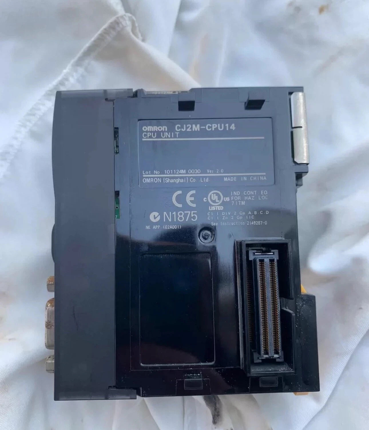 CJ2M-CPU14 Programmable Logic Controller with Ethernet Connectivity