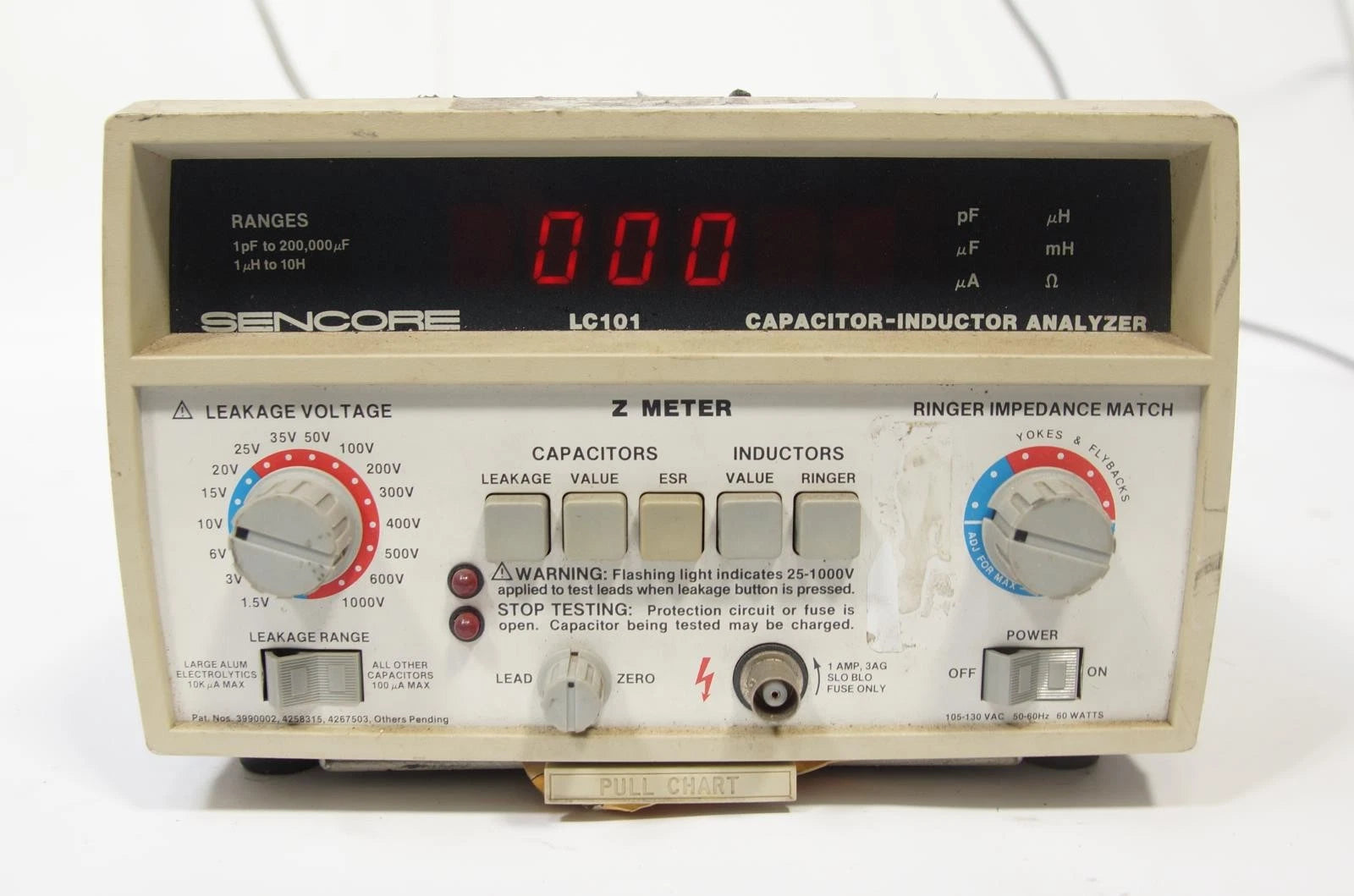 Sencore LC101 Capacitor & Inductor Analyzer