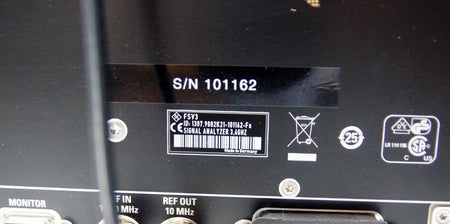 Rohde & Schwarz FSV3 9 kHz to 3.6 GHz Spectrum Analyzer OPT B3 B4 B5 B9 B21 B29