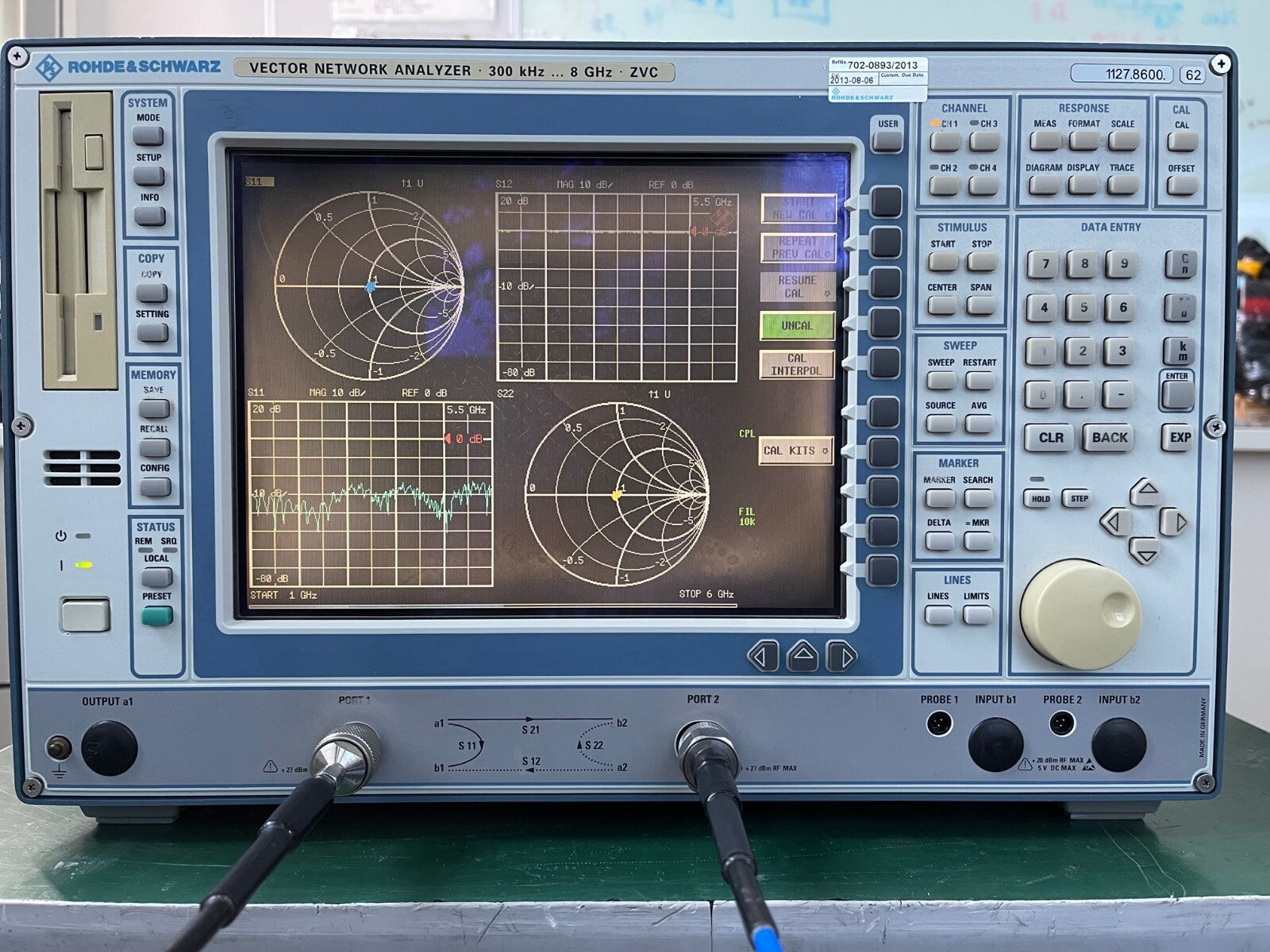 Vector Network Analyzer 300kHz-8GHz