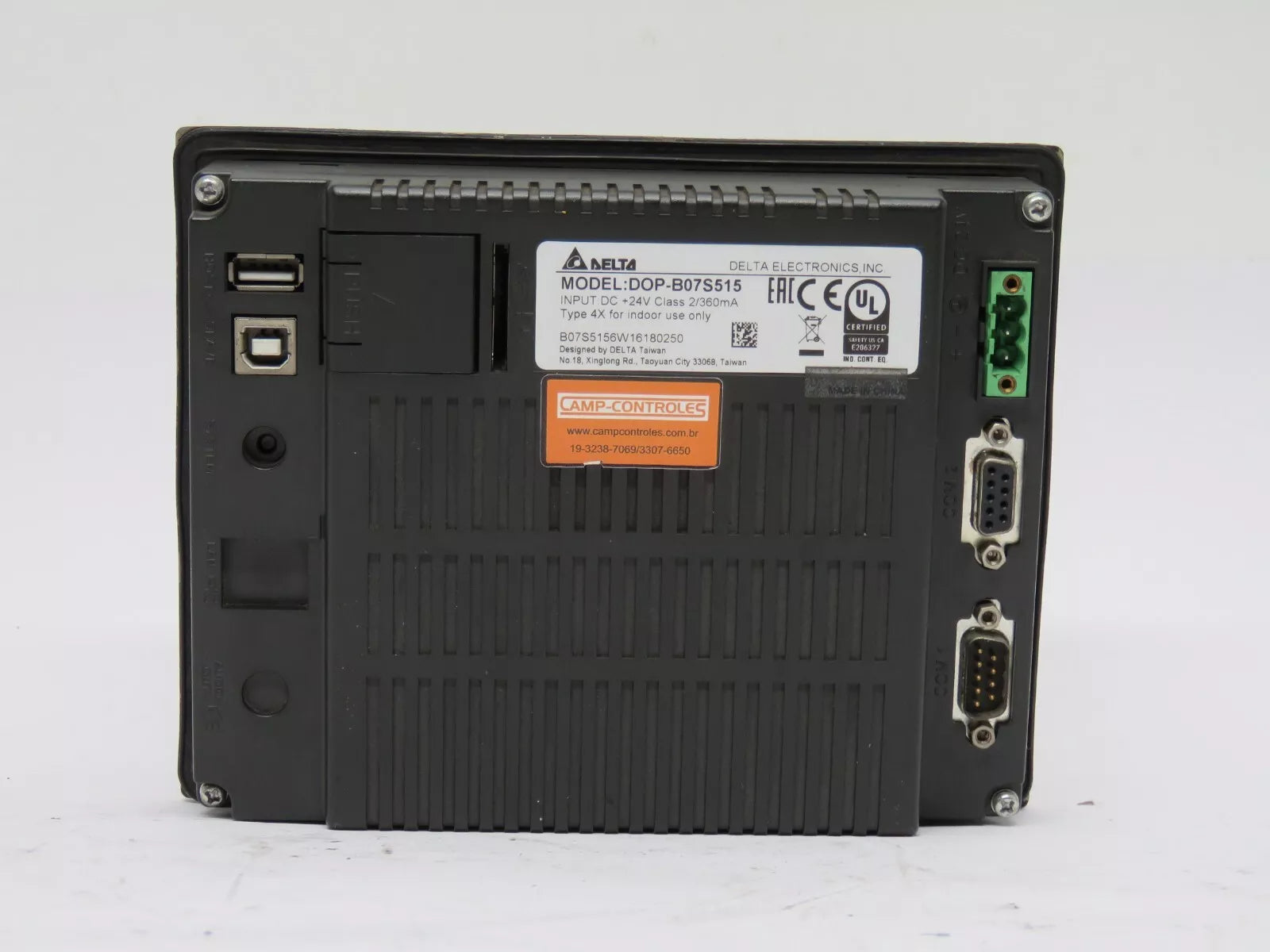 Delta DOP-B07S515 HMI Operator Interface 7-Inch High Color