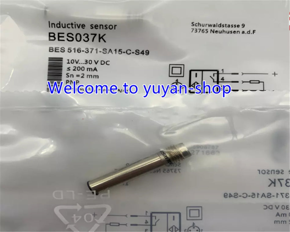 1PC New FOR Balluff BES037K BES 516-371-SA15-C-S49 Inductive Sensor