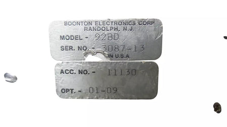 BOONTON 92BD RF Millivoltmeter