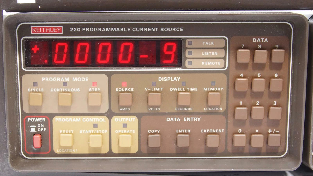 Keithley 595 Quasistatic CV Meter with Keithley 220 Programmable