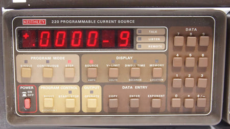 Keithley 595 Quasistatic CV Meter with Keithley 220 Programmable Current Source