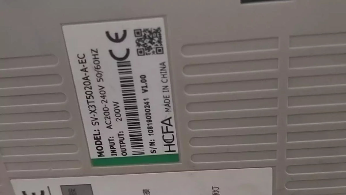 HCFA SV-X3T5020A-A-EC Servo Drive DC280-325V 200W AC200-230V Industrial Automation