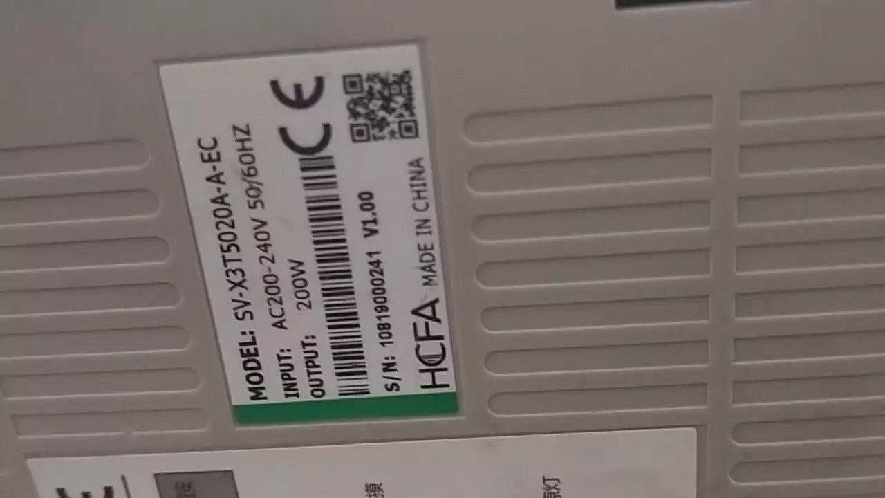 HCFA SV-X3T5020A-A-EC Servo Drive DC280-325V 200W AC200-230V Industrial Automation