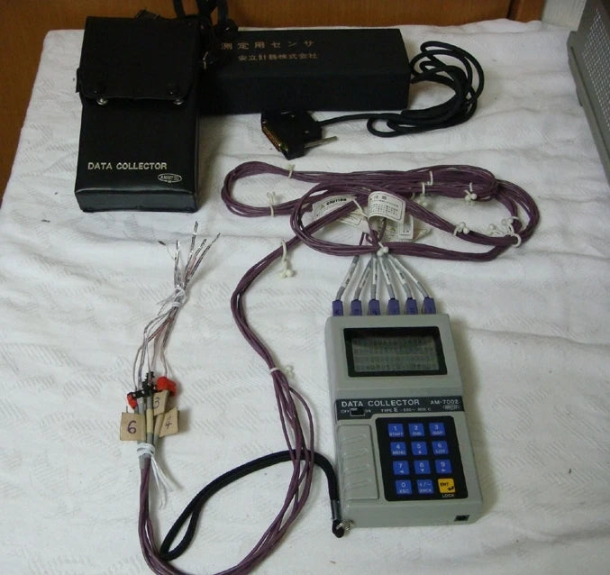 ANRITSU AM-7002 6ch Thermal data collector -200-+800degC with sensor