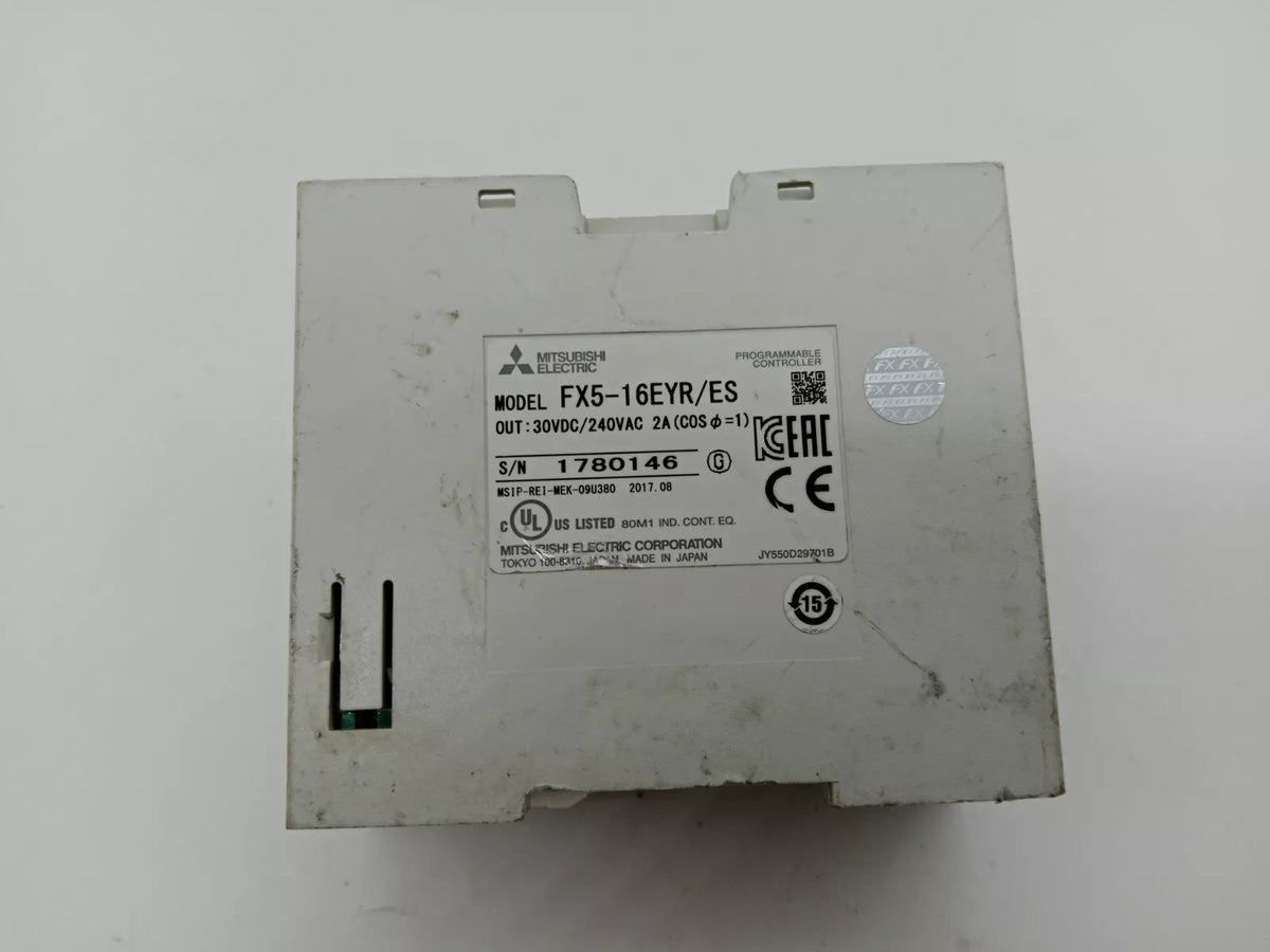 Mitsubishi Electric FX5-16EYR/ES Output Module 16 Outputs PLC 24 VDC