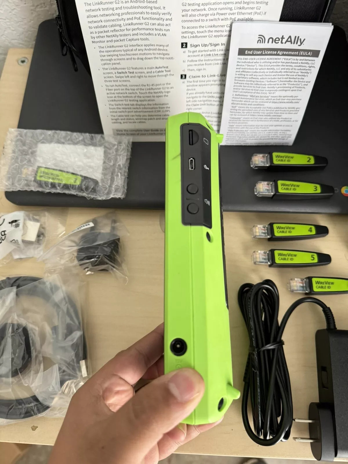 NetAlly LinkRunner G2 Smart Ethernet & Network Tester Kit - NEW