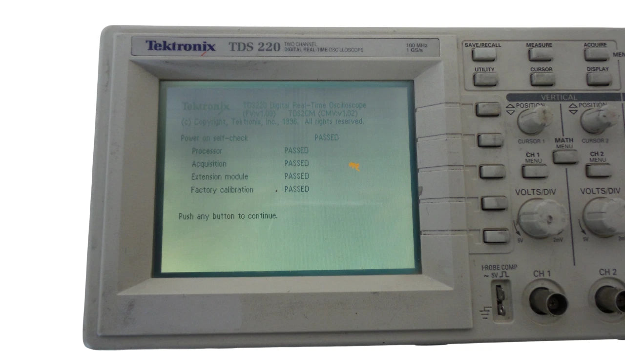 Tektronix TDS220 Digital Real-Time Oscilloscope