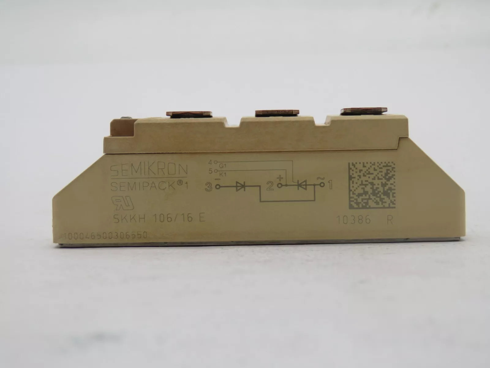 Set of 3 Semikron SKKH106/16E Thyristor Module 106A 1.6KV A 47
