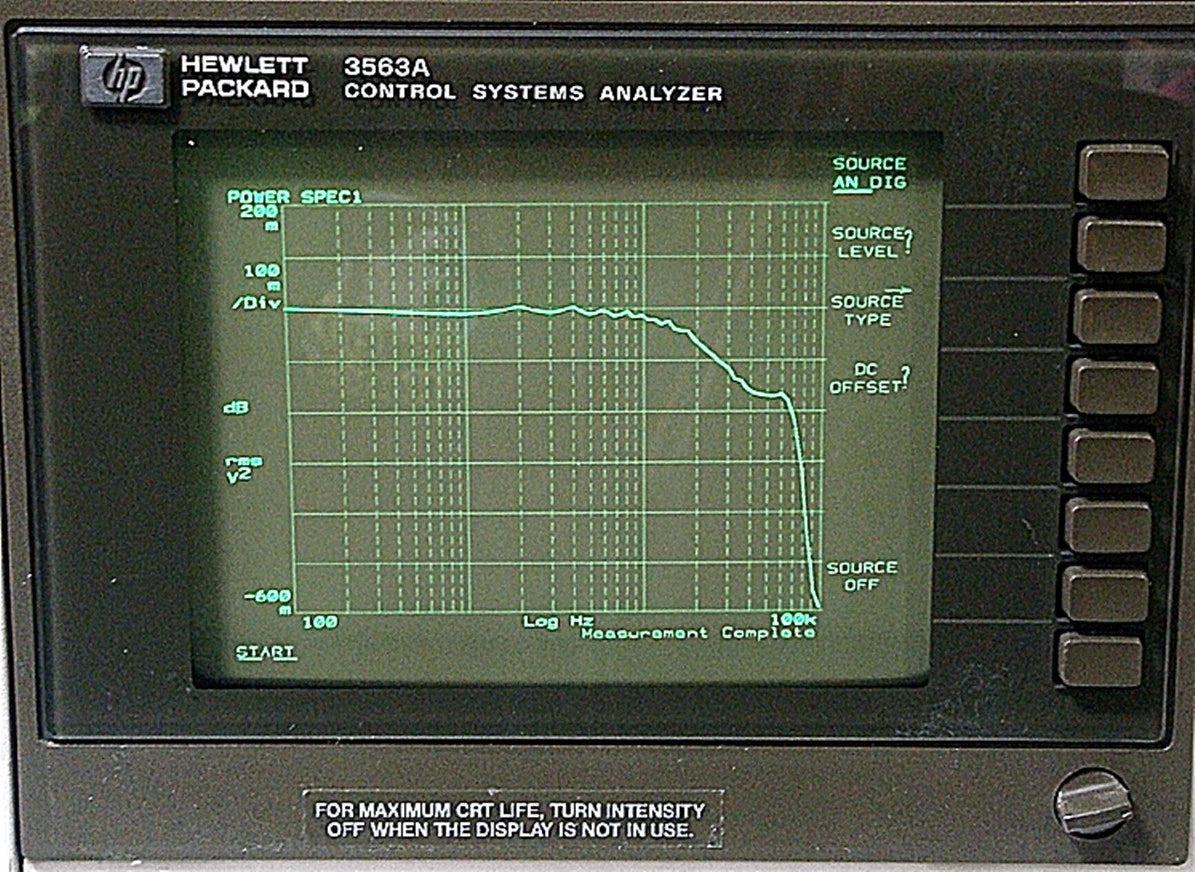 HP 3563A Control System Analyzer
