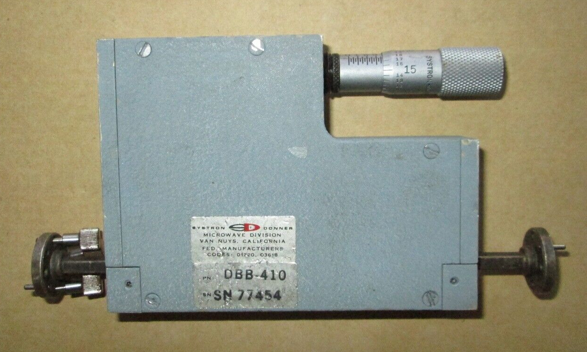 75 GHz WR15 Variable Attenuator by DEMORNAY BONARDI