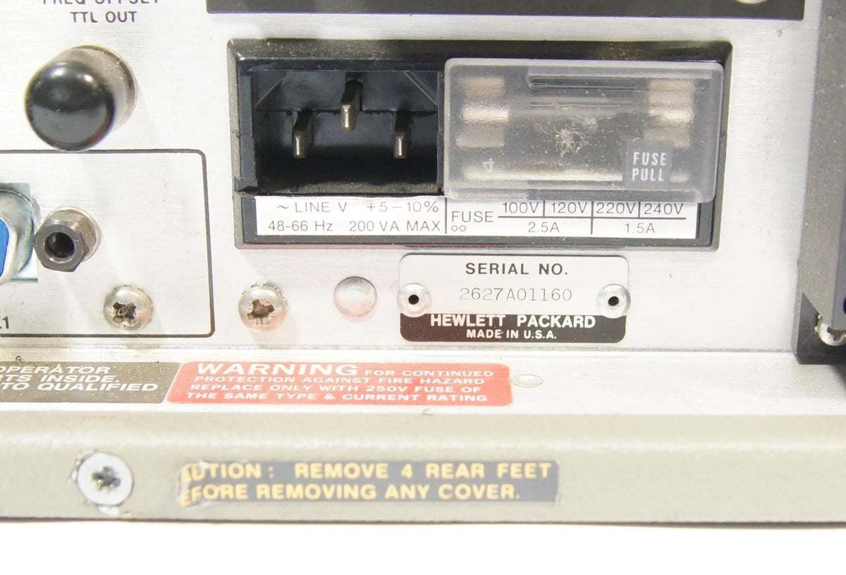 HP / Agilent 8902A 150 kHz to 1.3 GHz Measuring Receiver