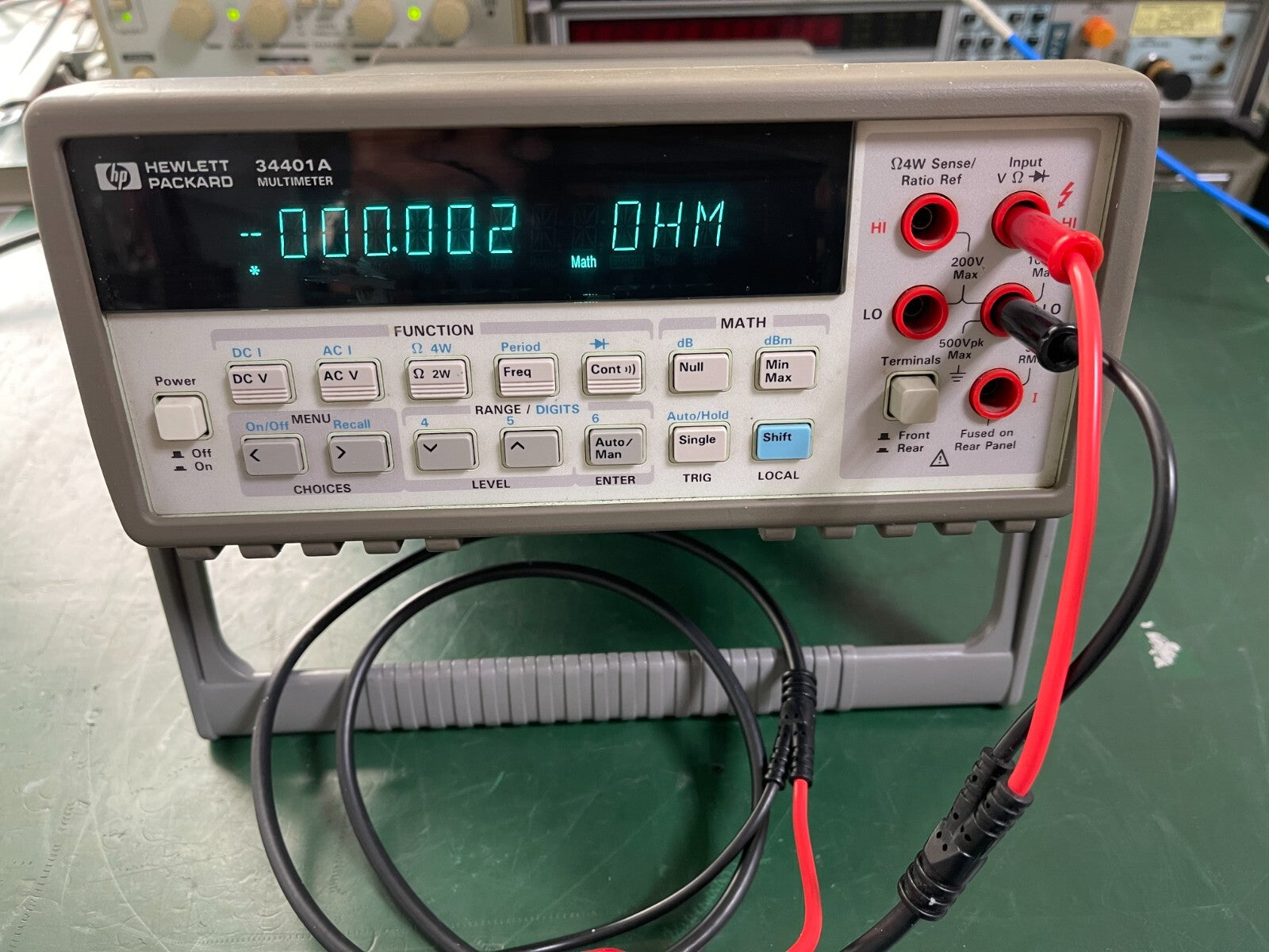 HP Agilent 34401A 6 1/2 Digit Multimeter _7539 - XG eqpt