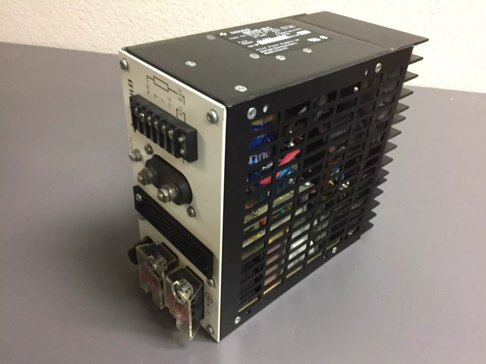 Gould P/N MG15-16C DC Power Supply, Input 115-120V or 220-240V, Output 15V 16A