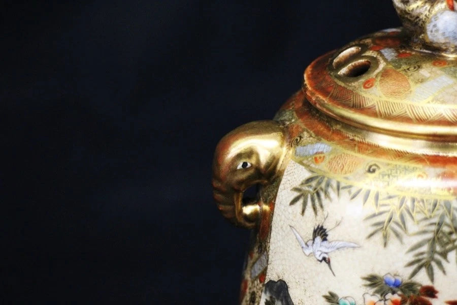 Satsuma Porcelain Incense Burner