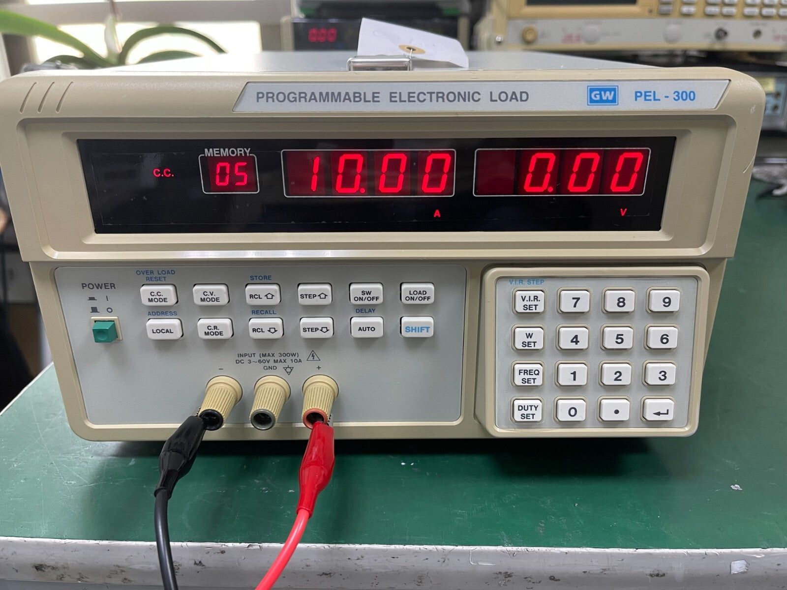 GW Instek PEL-300 Programmable Electronic Load 300W , 3-60V , 6mA-60A - XG eqpt