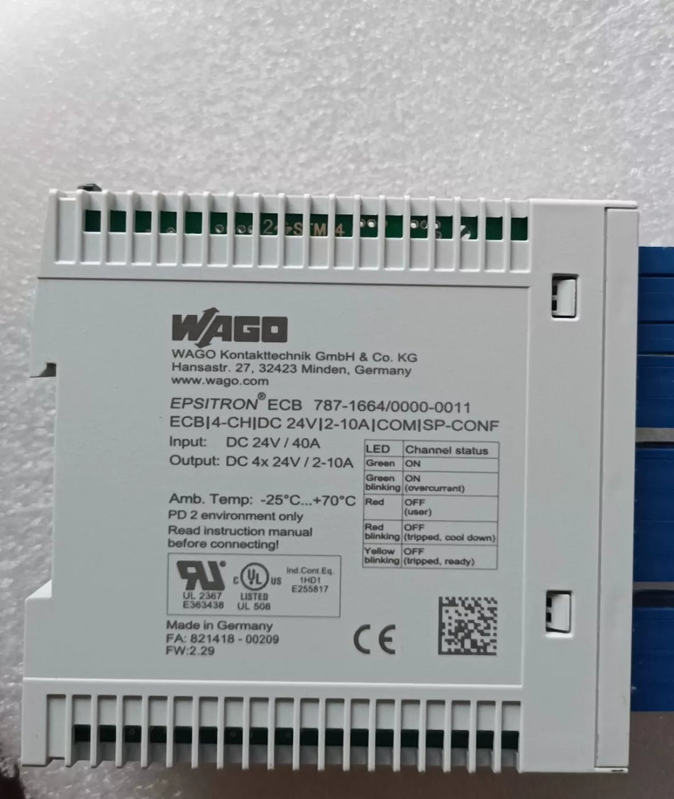 USED 1PCS WAGO 787-1664/0000-0011 PLC Module