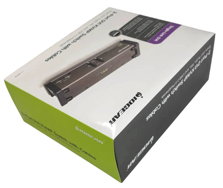 NEW - IOGEAR GCS1102 2-Port DVI KVM Switch with Cables
