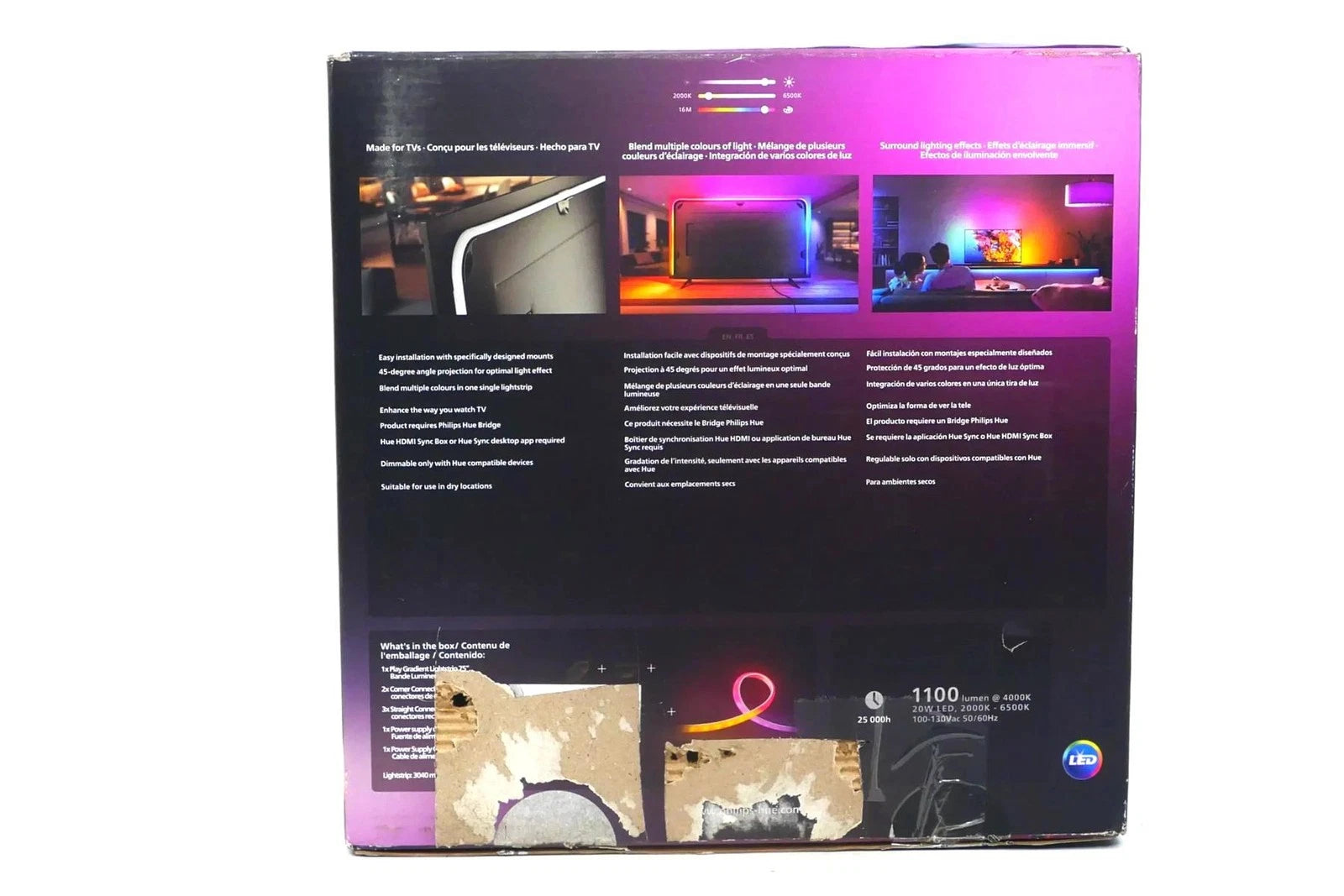 Philips Hue Play Gradient 560425 75" Light Strip ONLY - Free Shipping