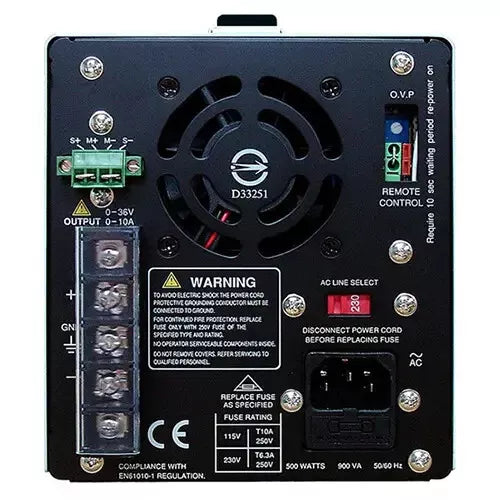 GW Instek SPS-606 DC Single-Channel Switching DC Power Supply, 60V/6A, 360W