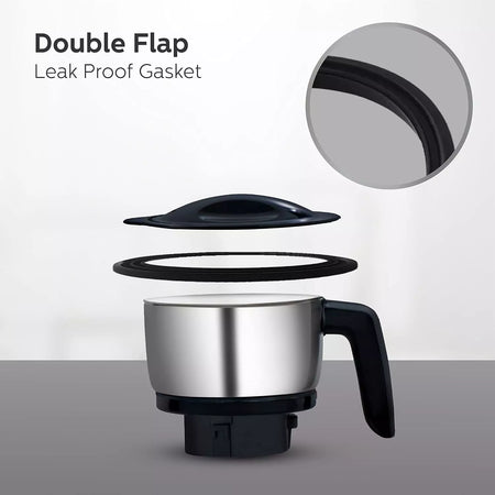 PHILIPS Mixer Grinder Food Processor 750W 3-in-1 Juicer 4 Jar HL7707/01