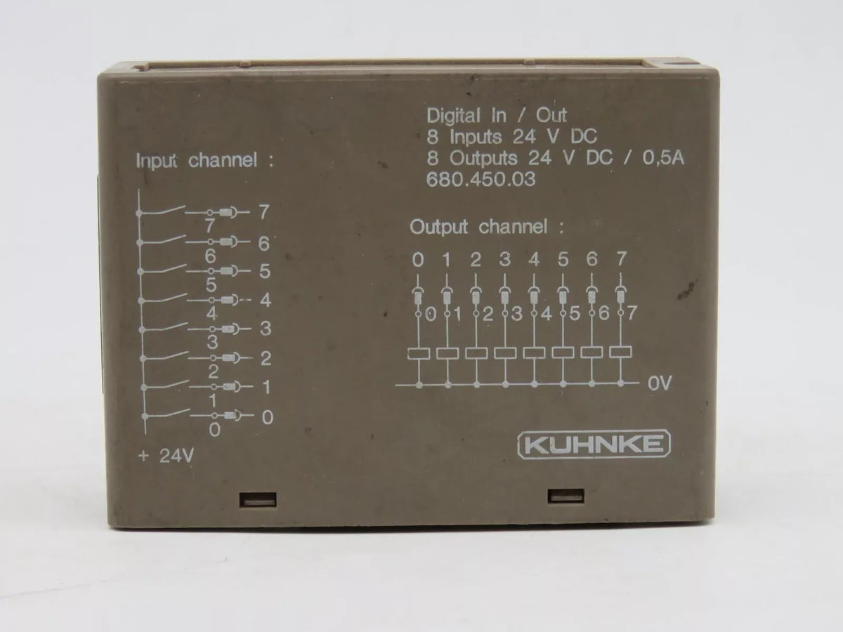 Kuhnke 680.450.03 Digital I/O Module 24VDC