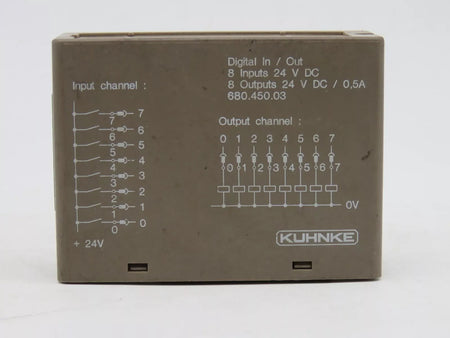 Kuhnke 680.450.03 Digital I/O Module 24VDC
