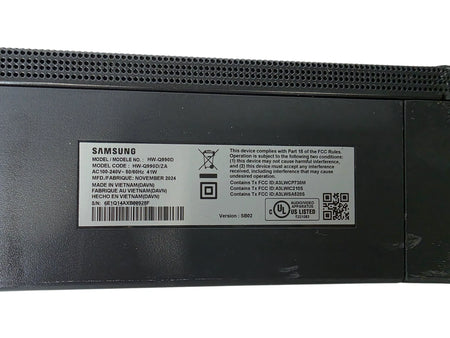Samsung HW-Q990D 11.1.4ch Soundbar Dolby Atmos only - Black - Free shipping